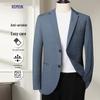 S Men's Slim Fit Business Casual Suit Jacket