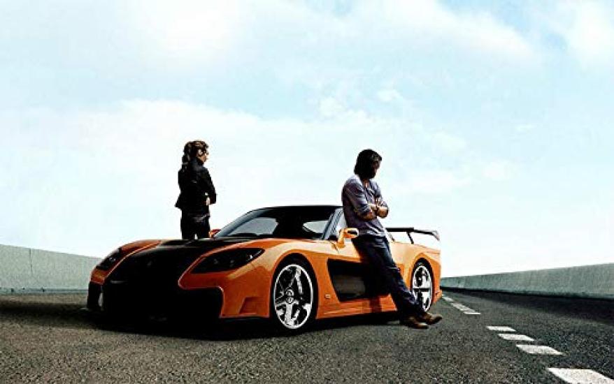 Jada TOYS SCALE FAST AND THE MAZDA Jada TOYS Scale and MAZDA 124 "THE FURIOUS" "HAN'S RX-7" 124 "Fast Furious" "HAN'S RX-7"