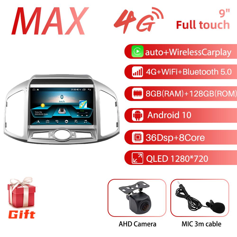 2 Din Android Car Radio for Chevrolet Captiva 2012-2017 9" Stereo Receiver GPS Bluetooth-compatible Navigation Multimedia Player