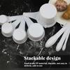 11X Measuring Cups Spoons Set Kitchen Plastic with Scale for Baking Cooking