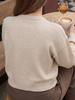 European and American Retro Chinese Style Pipa Buckle Knit Cardigan Sweater for Women - Autumn/Winter 2026 Collection