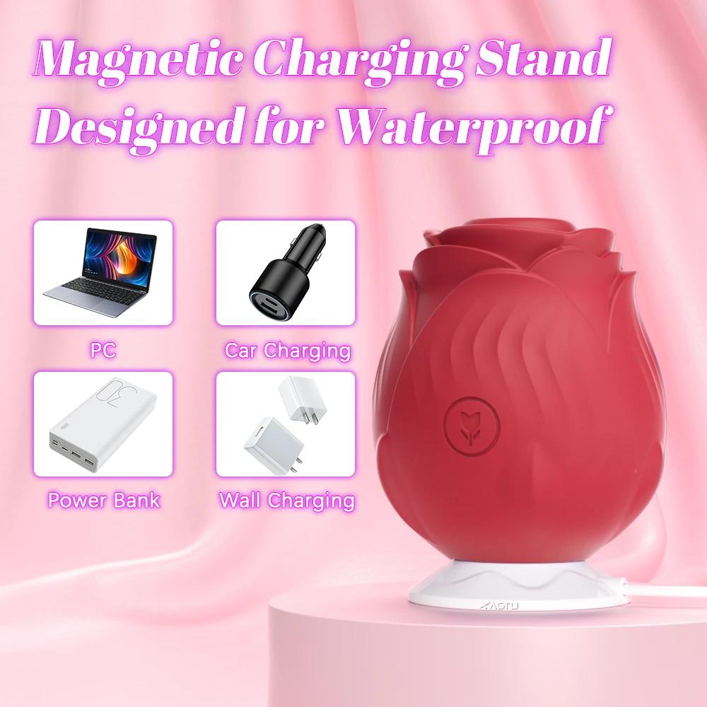 Powerful Sucking Vibrator for Women Vacuum Clitoris Stimulator Female Oral Nipple Clit Sucker Vibrating Adults Sex Rose-Toys 18+