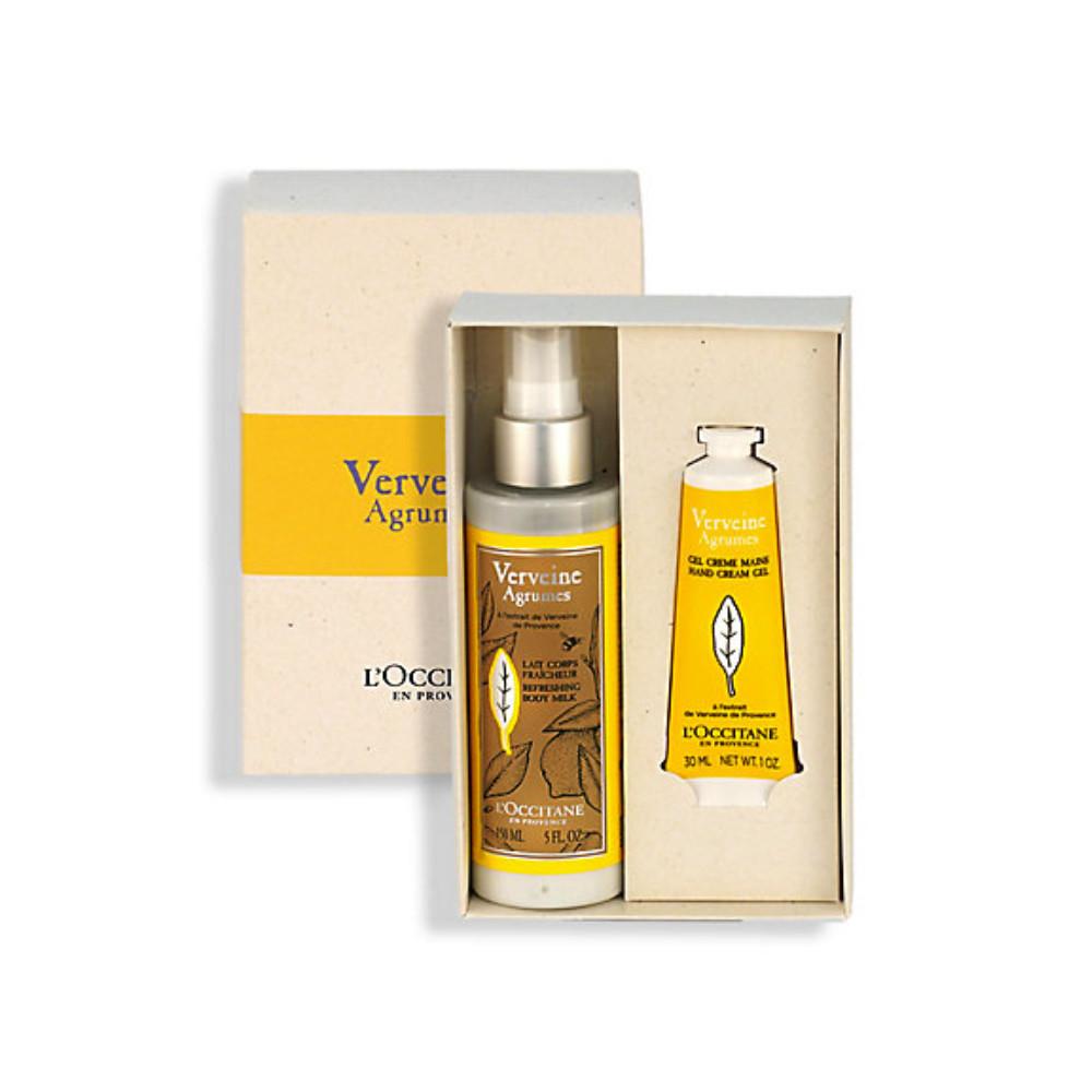 LOCCITANE Verbena Citrus Body Lotion Spray and Hand Cream Set