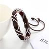Color Woven Leather Trend Bracelet, Simple Style Men And Women Couple Bracelet, Personalized Versatile Student Hand Rope