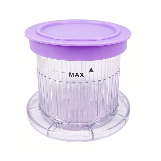 

Ice Cream Mixing Cup with Lids, Dishwasher-Safe Dessert Cups, 0.5-Pint Freezer Cups for Homemade Ice Cream Smoothies And Desserts, фіолетовий