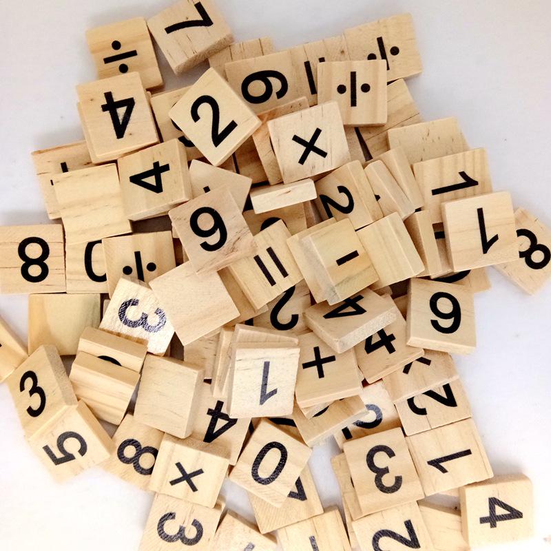 Educational 0-9 Number Wooden Blocks Puzzle Game for Children