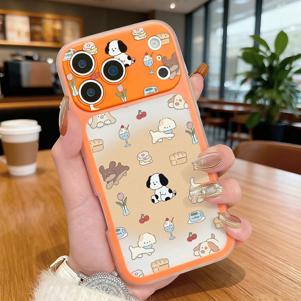 Applicable To iPhone17ProMax Puppy Dog Party 2-in-1 Mobile Phone Case Apple 16 Niche 15 Generation Simple Delivery