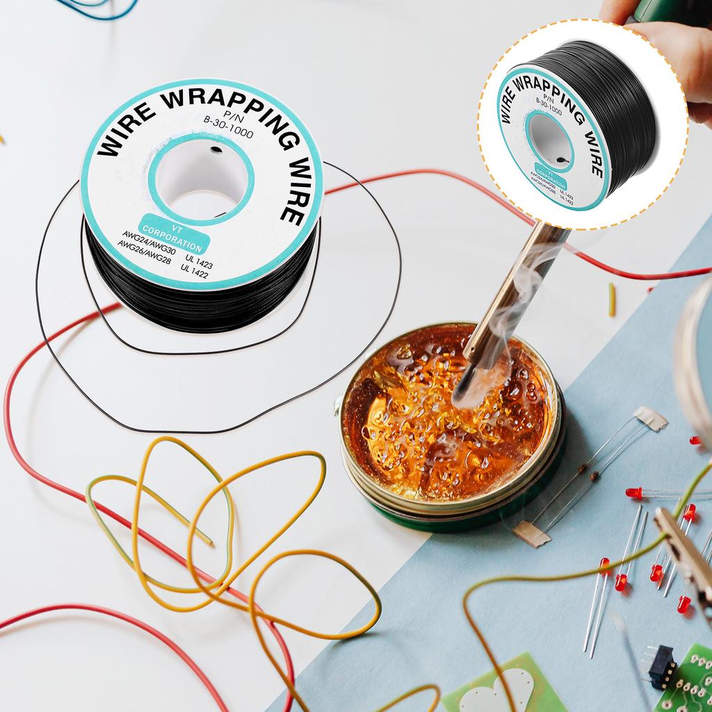 DIY Tin Coated Copper Wire PVC Electrical Wire Stable Practical for Rc Aircraft Rc Vehicles Electronics Repair