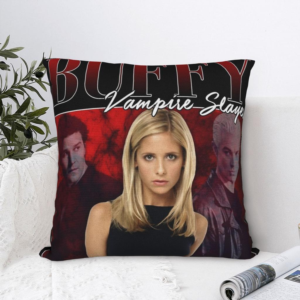 Buffy the Vampires Slayers Pillowcases Merch Printing Cushion Cover Decorations Horror Movie Pillow Case Cover Seat Multi-Size