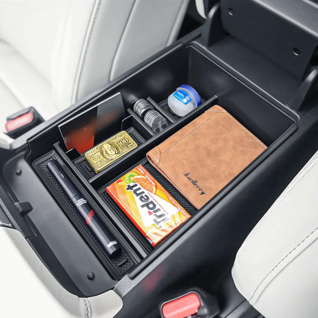 Center Console Organizer Tray for 2025 Nissan Murano SV/SL/Platinum Armrest Storage Box Secondary Interior Storage Accessories