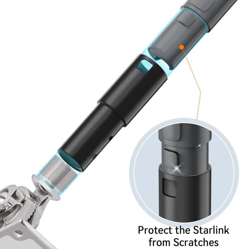 Outdoor Antenna Mount Accessories Antenna Mounting Kit Adjustable Antenna Base Mount Kit for Starlink Satellite Dish V2