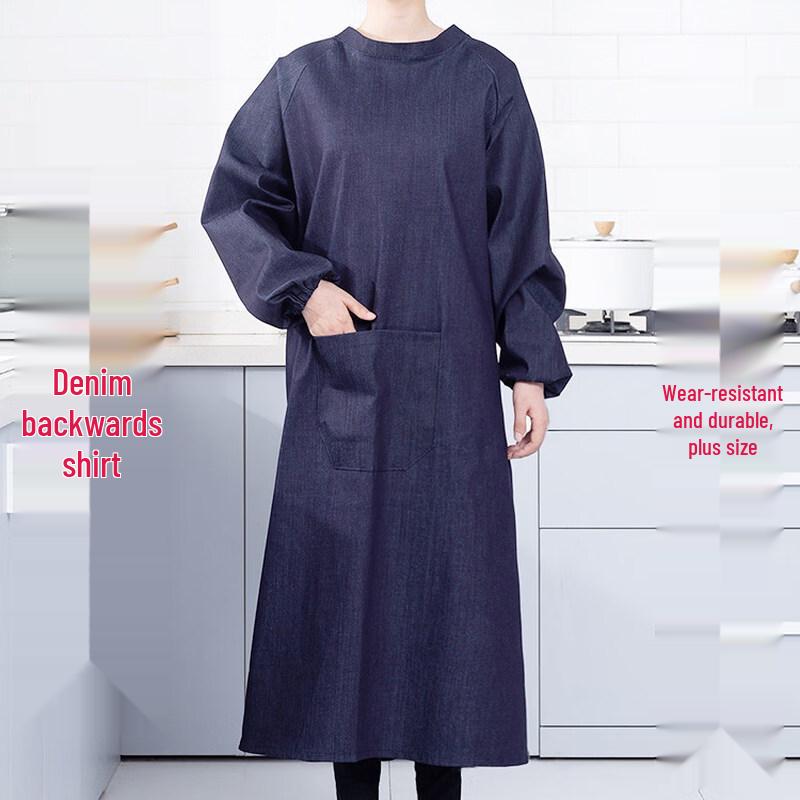 Heavy-Duty Denim Canvas Work Apron