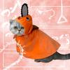 New Anime Chainsaw Man Pochita Pets Cloak Cosplay Costume for Cat Dog Pet Hoodie Uniform Animals Cute Pets Orange Outfits Cape