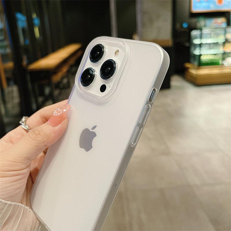 Luxury New Micropermeable Frosted Case Suitable for iPhone 14 13 12 Pro Max All-inclusive Anti-fall Cases