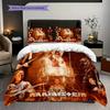 Rock Band Performance Theme Three-piece Set (1 * Duvet Cover + 2 * Pillowcase, Without Core) 2D Flat Soft and Comfortable Bedding Set