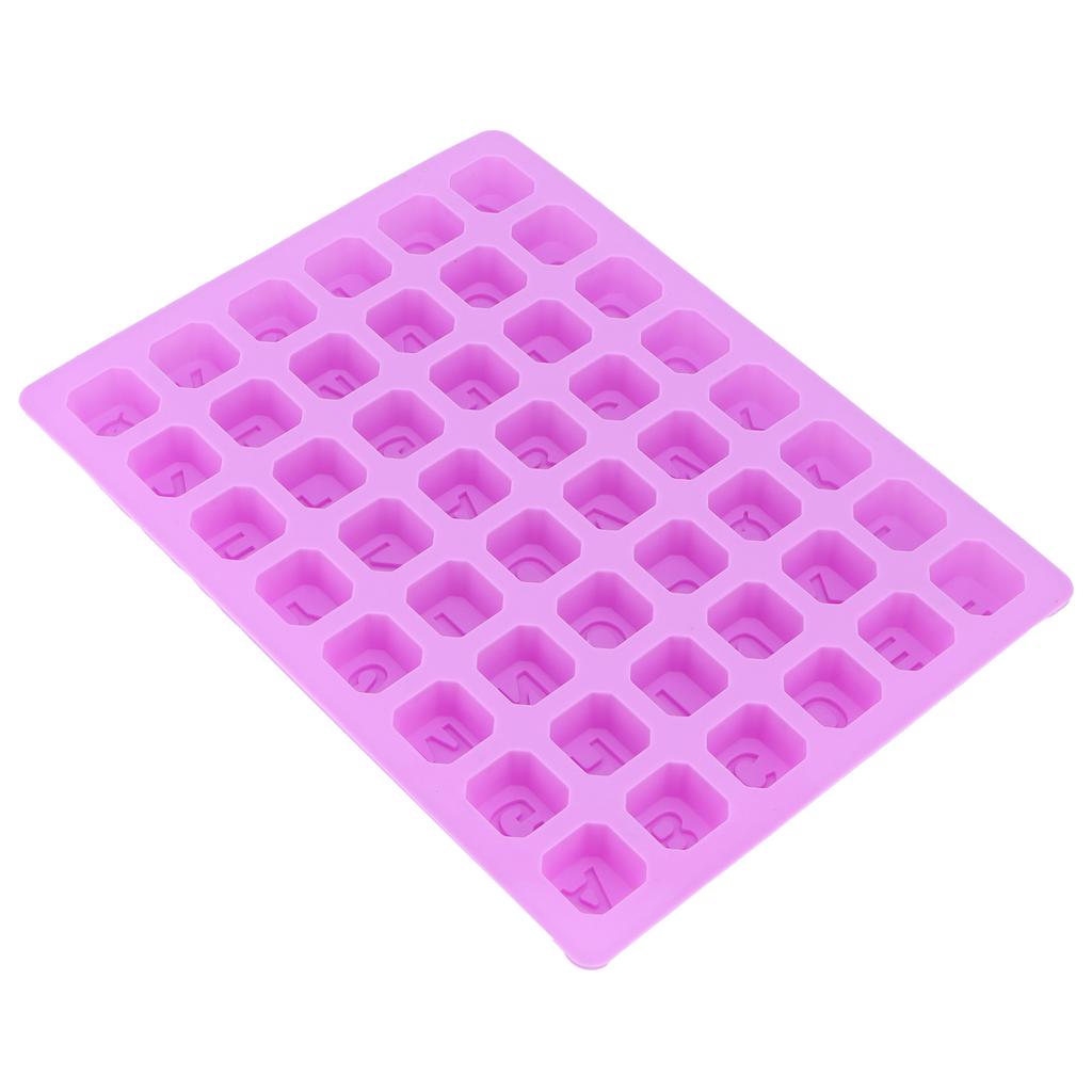 48‑Grid Mold Tray Alphabet Baking Mould for Chocolate Candies Cookies Ice Cubes Making