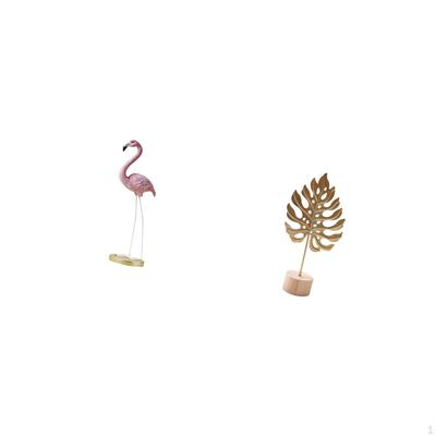 Flamingo Resin Bird Sculpture with Metal Stand Modern Art Garden Figurine Shaped Nordic Creative