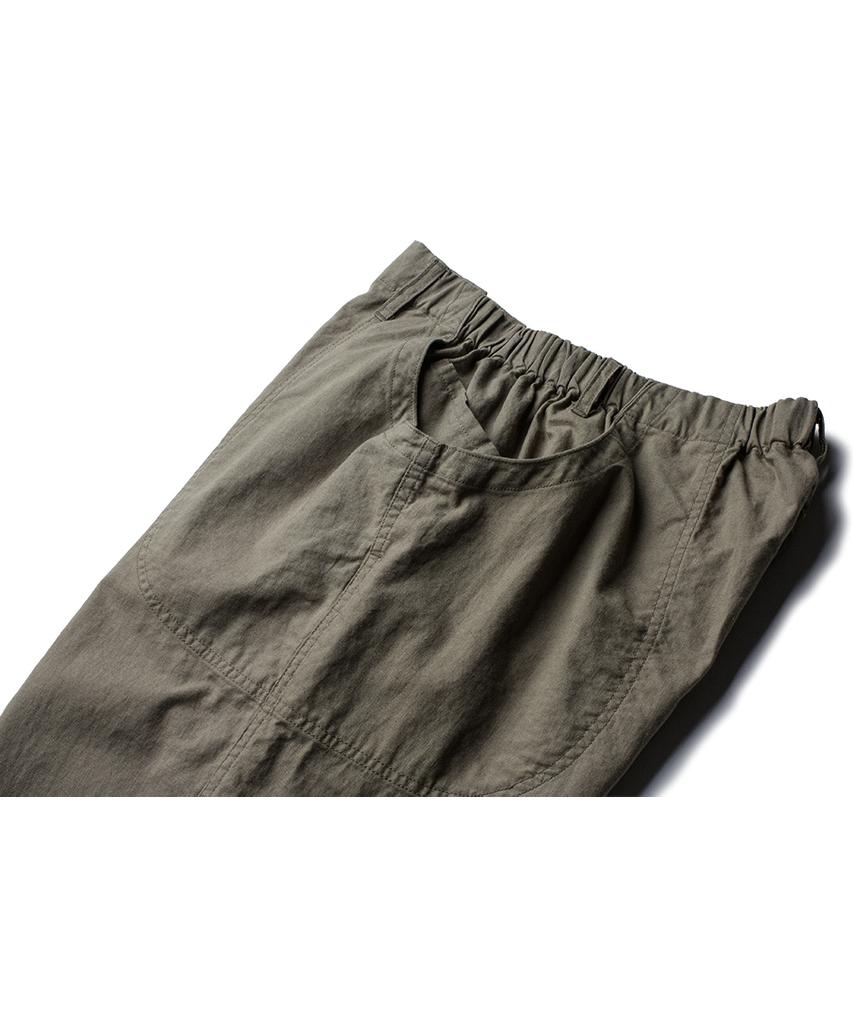 Deoleseukyu Linen Cotton Domingo Pants [Vintage Khaki]