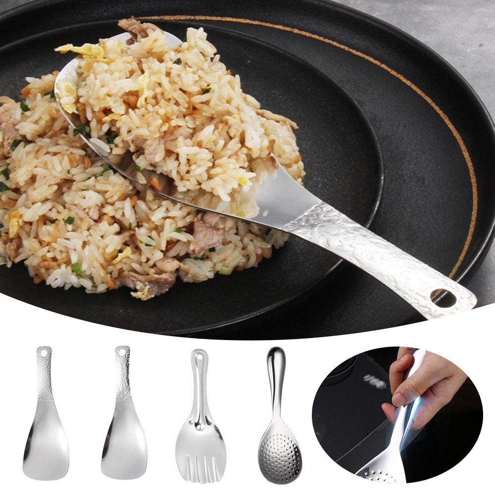 Thickened Rice Spoon Durable Canteen Serving spoon Portable Rice Shovel  Kitchen Tools