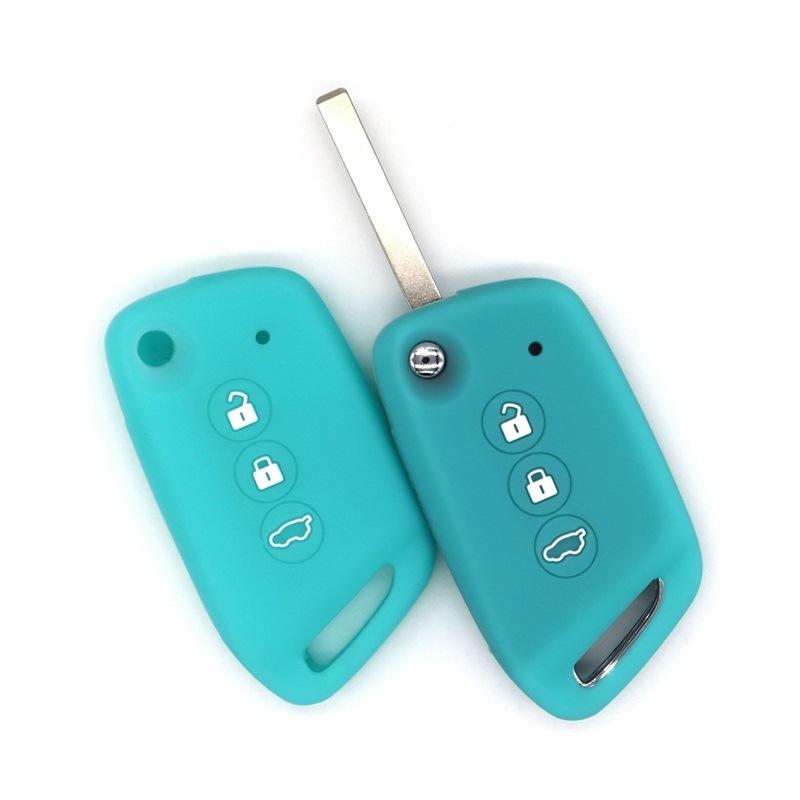 Silicone Key Cover Suitable for Baojun RS3 Key Box, E300, RM5, RC5, Kiwi Valley Silicone High-quality Shockproof Key Box