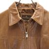 NAF NAF Buffalo leather jacket M Brown Women Used