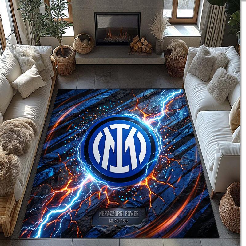 Borussia Dortmund Printed Flannel Area Rug Non Slip Soft Polyester Floor Carpet Indoor Decor Mat for Bedroom Living Room Sofa