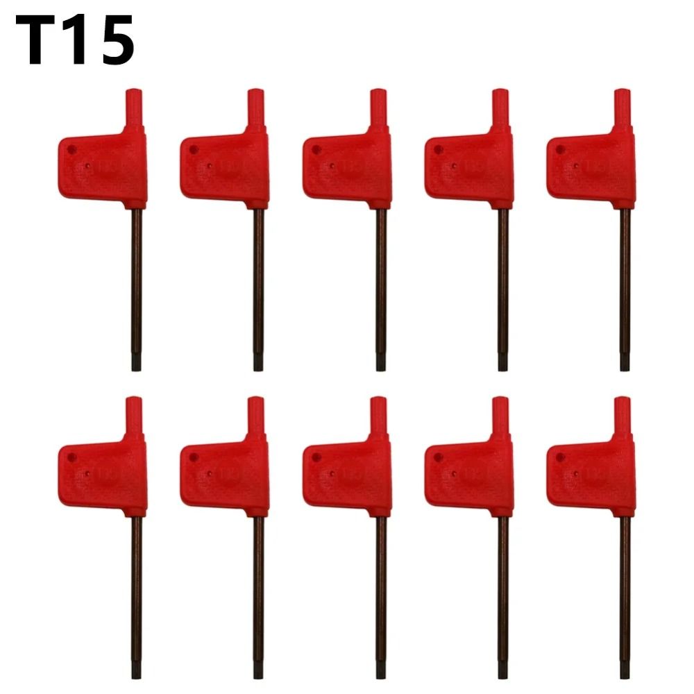 10Pcs Power Tool Torx Screw Spanner T5 T6 T7 T8 T9 T15 T20 T Wrench New Torx Screwdriver Wrench