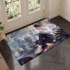 Fantasy Game L-Love and Deepspace Floor Mat Soft Thickened Flannel Door Mat Non-Slip Living Room Rug Home Decor