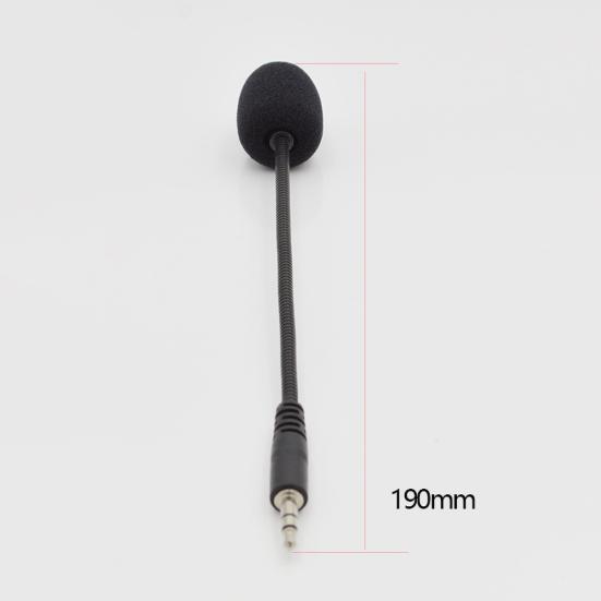 Universal 3.5mm Plug External Headset Microphone Mic for Mobile Phone PC Laptop
