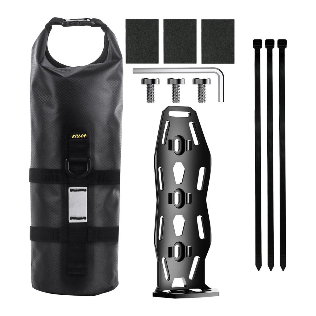 Bike Bag Holder Screw or Cable Ties Mounted Bracket Black Water Bottle Holder for Frame Front Fork Rear Fork Bicycle Accessories