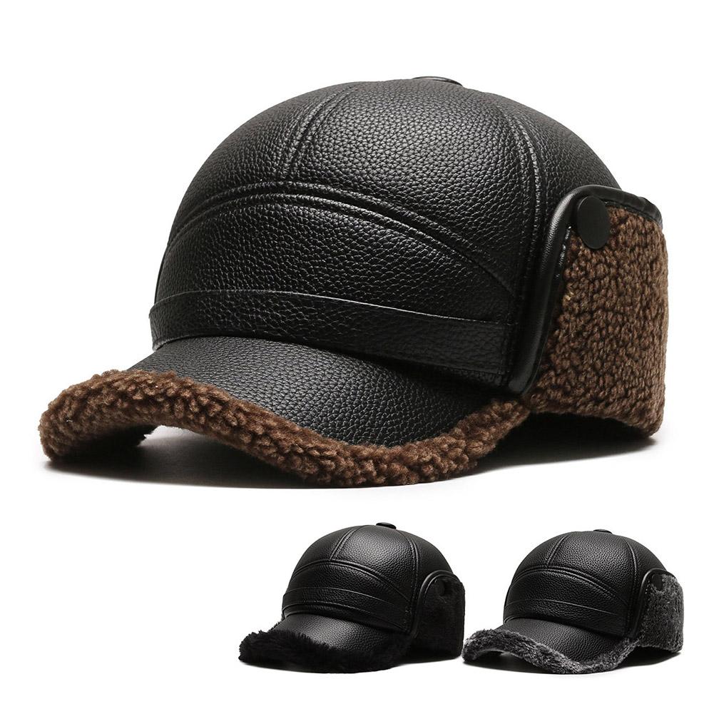 Winter Hat For Men Windproof Waterproof Outdoor Winter Cap Duckbill Design Winter Hat For Elderly Non-Wired Comfort All Day