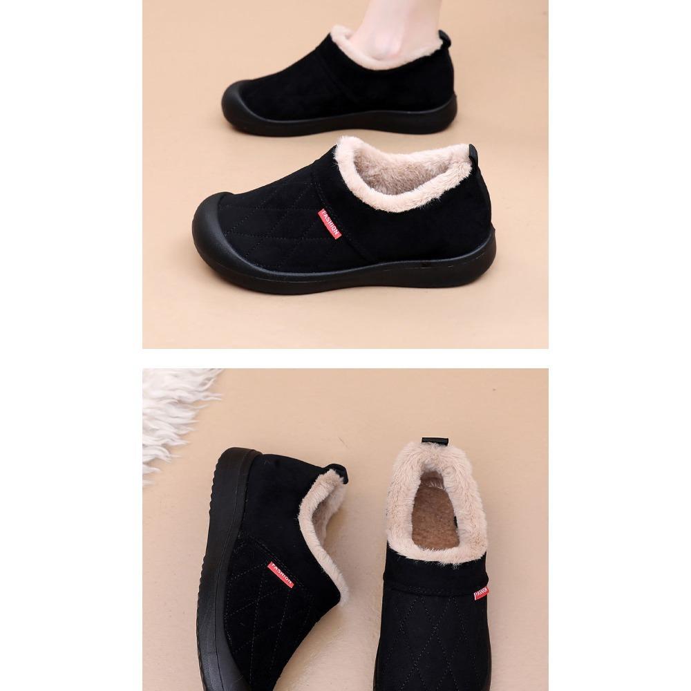 Damen Winter Schneestiefel Fleecegefüttert Dicke Weiche Sohle Warm Bequem Freizeit