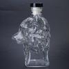 Artistic Wolf Head Decanter High Borosilicate Glass Wine Bottle Bourbon Dispenser For Gift And Collectors Home Bar