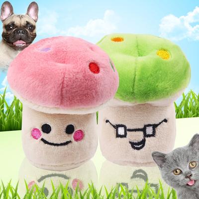 Fungo Verde, Peluche, Cane Animale Giocattolo Sonoro, Giocattolo per Gatti, Accessori per Cani, Gatto per Alleviare la Noia