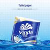 Vinda 4-Ply Toilet Paper, 130g Large Roll Value Pack, Household & Bathroom Tissue