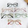 Damen Blaulichtfilter Katzenaugenbrille Optische Brille Brille Optische Brille Computerbrille Augenschutz Brille