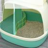Large Space Cat Litter Box Fully Enclosed with S- Channel Large Oversized Toilet Cat Supplies Separation Portable Cat Bedpans