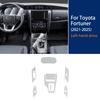 For Toyota Fortuner 2021-2025 TPU Self Healing Interior Protective Film Anti Fingerprint Dashboard Screen Mod Car Accessories
