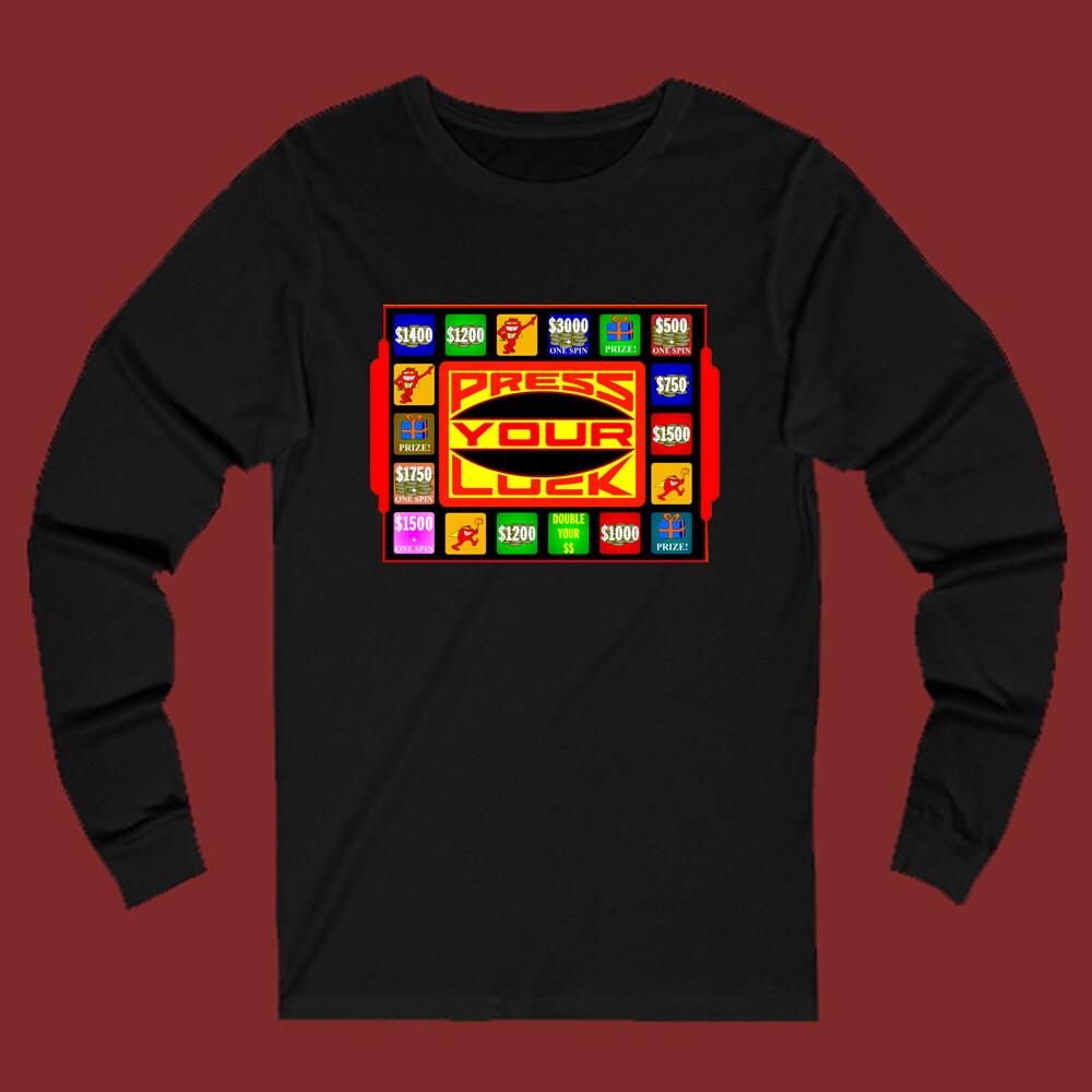 Press Your Luck Game Show Black Size S-2XL L