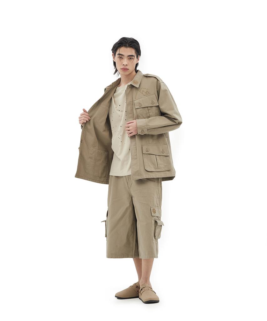 Defgarments Cotton Field Jacket [Beige]