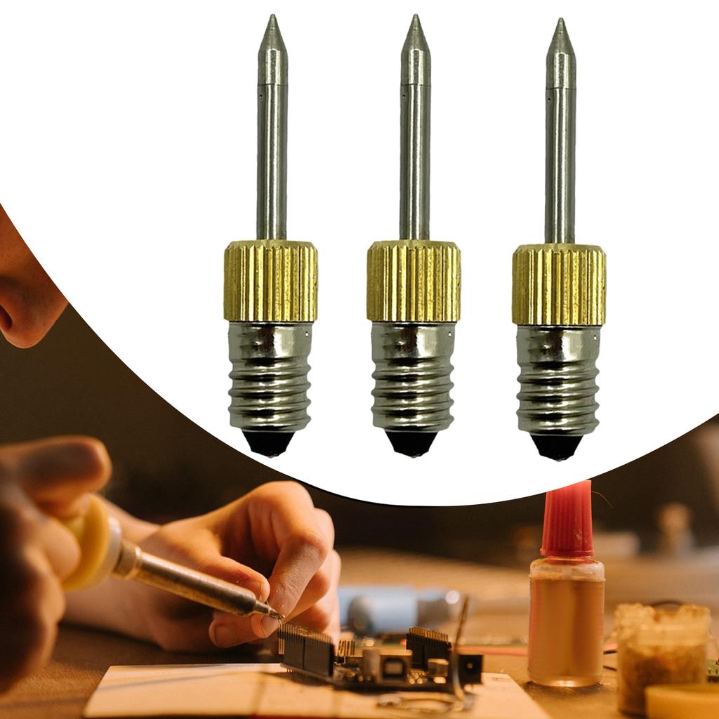 Soldering Iron Tips Corrosion Resistant Cordless E10 Interface Battery Solder Welding Tips Electronic Soldering Tips for Tool