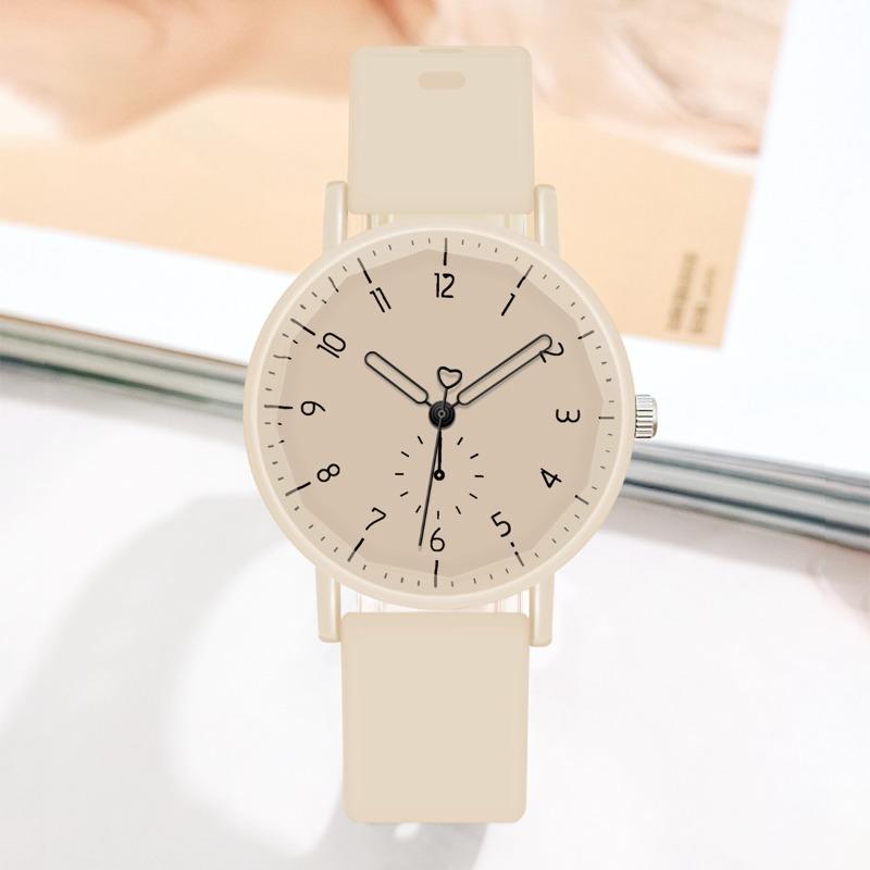 Women's Watch Fashion Women's Silicone Strap Quartz Watch Student Simple Sports Watch