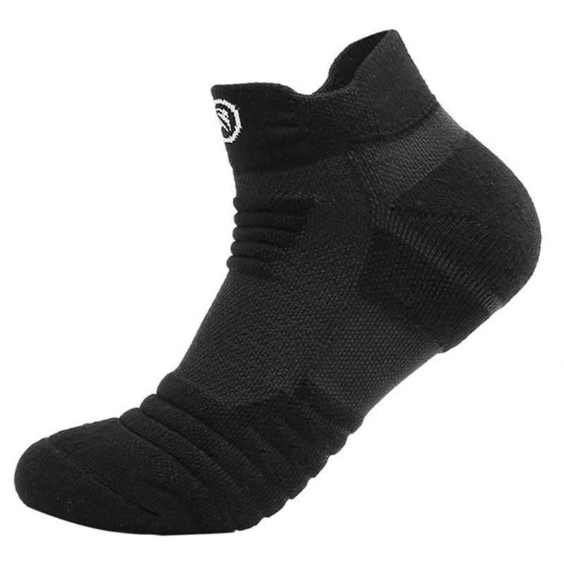 Men's Sports Towel Thick Basketball Sock Ankle Terry Winter Warm Solid Color Men Large Size Cotton Short Socks