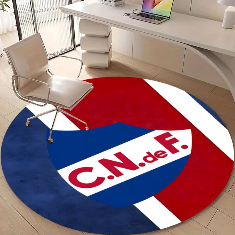 Personalized Club Nacional de Football Round Chair Office Rug - Perfect for Mat, Office Chair & More - Ideal Gift for Birthdays and Holidays