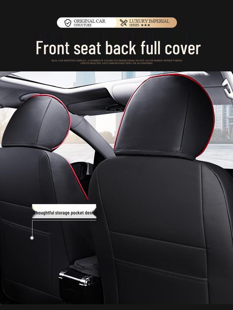 Buick Verano All-Season Leather Seat Cover - Universal, Full-Coverage, Wear-Resistant