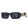 Luxury Ins Fashion Women Sunglasses Multi Color Square Tiny Ladies Shades Marble Designer Glasses