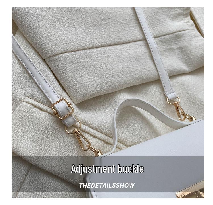 Women's Summer 2023 Retro Candy Color Crossbody Shoulder Bag: Fashionable and Textured Handbag