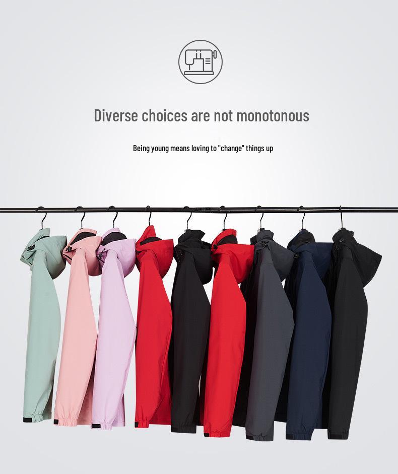 2023 Versatile Hooded Windbreaker: Single-Layer Sports & Casual Jacket for Men & Women