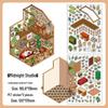 Infeel.Me My Little House 3D Scenery Stickers - Miniature Two-Layer Quiet Book Series