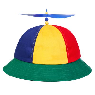 Fashion Propeller Decorated Fisherman's Hat Unisex Cartoon Bucket Hats Cute Cap Outdoor Beach Caps